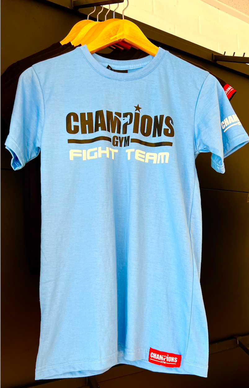 Blue Army Shirt CGFT Fight Team Champions Gym